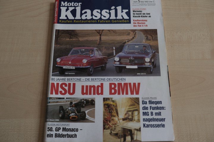 Motor Klassik 05/1992